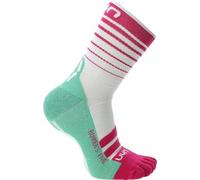 UYN Runner's Five Chaussettes De Running Femmes-Blanc,Vert, Taille 37-38