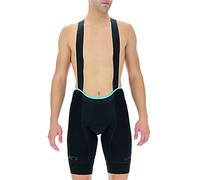 UYN Cuissard Court Racefast Bib avec Chamois Anatomique, Maille 3D et Système Dynamic Ventcuff pour Haute Performance