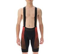 UYN Cuissard Court Racefast Bib avec Chamois Anatomique, Maille 3D et Système Dynamic Ventcuff pour Haute Performance