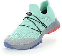 UYN Femme Free Flow Tune XC Iron Sole Sneaker, Menthe/Argent, 36 EU