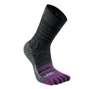 UYN Femme Trekking Five Merino Socks, Anthracite/Purple, 37-38 EU