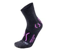 UYN Femme Trekking Superleggera Socks, Anthracite/Violet, 38 EU