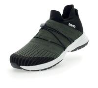 UYN Free Flow Tune White - Chaussures à Double Couche en Laine mérinos et Knit perforé pour Un Confort Maximal et Une Respiration Naturelle