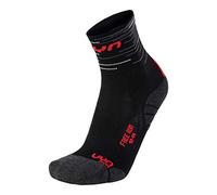 UYN Free Run Chausssettes, Black/Red, 35/38 Mens