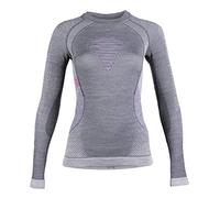 UYN FUSYON UW LG_SL T-Shirt, Anthracite/Violet/Rose, S/M Women's