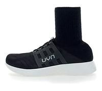 UYN Homme 3D Ribs Metal Tune Sneaker, Silver/Black, 44 EU