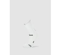 UYN Homme Cycling Aero Socks, Blanc Noir, 47 EU
