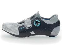 UYN Homme Naked Carbon Cycling Shoe, Argent/Bleu, 46 EU