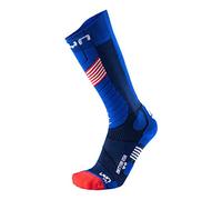 UYN Homme Natyon Chaussettes De Ski, Bleu (USA), 39-41 EU