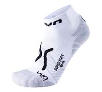 UYN Homme Run Super Fast Socks, Blanc Noir, 42-44 EU
