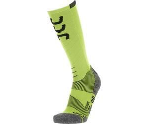 UYN Homme Ski Evo Race Socks, Vert Citron/Noir, 34 EU