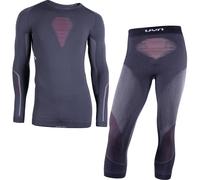 Uyn Visyon Long Sleeve Base Layer Set Gris 2XL Homme