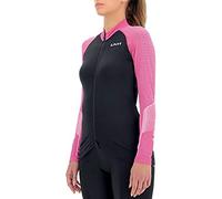 UYN Lady Biking Granfondo Ow Shirt Long_SL. Maillot de Cyclisme à Manches Longues Femme, Blackboard/Magenta, XL