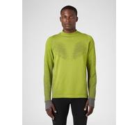 UYN Maillot de Running Exceleration à col Rond et Manches Longues, intérieur en Polaire, Respirant et Thermique, Coupe Regular