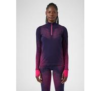 UYN Maillot de Running Exceleration Zip Up Manches Longues, Doublure Polaire, Respirant et Thermique, Coupe Regular