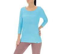 UYN O101982 to-BE Ow Three Quarter SL_ T-Shirt Women's Bleu Arabe M