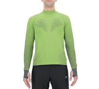 UYN O102121 Running EXCELERATION Long SL.Turtle Neck T-Shirt Men's Jaune Fluo/Noir XXL