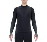 UYN O102121 Running EXCELERATION Long SL.Turtle Neck T-Shirt Men's Nuage Noir XL