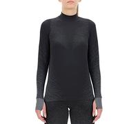 UYN O102125 Running EXCELERATION Long SL.Turtle Neck T-Shirt Women's Nuage Noir XL