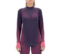 UYN O102125 Running EXCELERATION Long SL.Turtle Neck T-Shirt Women's Prune/Achillée millefeuille Rose L