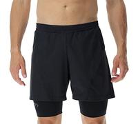 UYN O102343 Running EXCELERATION Ow Performance 2IN1 Shorts Men's Nuage Noir XXL