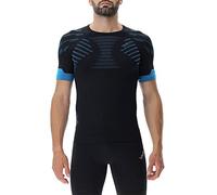 UYN O102376 Running ULTRA1 Ow SH_SL_ T-Shirt Men's Noir/Atlantique/Atlantique S