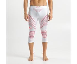UYN Pantalon Thermique 3/4 Natyon 3.0 Austria Homme, Compression, Natex Bio-Based, Soutien Musculaire, pour Ski et Sports d’Hiver