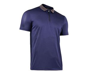 UYN Polo pour Homme Freemove, Bleu Marine/Anthracite, Taille S