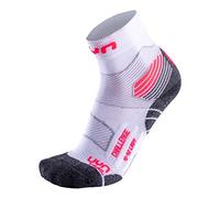 UYN Run Trail Challenge Socks Women's, Blanc/Corail Fluo, 37-38