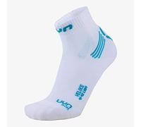 UYN Run Veloce Socks Women's, Blanc/Turquoise, 39/40