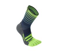 UYN Runner's Five Chaussettes De Running Hommes-Bleu,Jaune, Taille 42-44