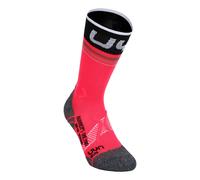 UYN Runner'S One Mid Chaussettes De Running Femmes - Pink , Noir, Taille 37-38