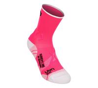 UYN Runner's One Short Chaussettes de running Femmes - pink, blanc, Taille 41-42