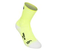 UYN Runner's One Short Chaussettes de running Hommes - jaune, blanc, Taille 45-47