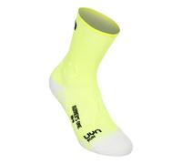 UYN Runner's One Short Chaussettes de running Hommes - jaune, blanc, Taille 39-41