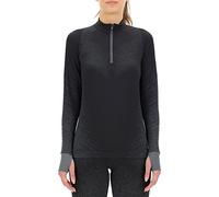 UYN Running EXCELERATION Long SL.Zip UP T-Shirt Women's, Nuage Noir
