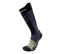 UYN S100043 SKI COMFORT FIT Socks Men's Gris moyen chiné/vert citron 41