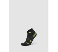 UYN S100063 RUN VELOCE Socks Men's Noir/Jaune fluo 47