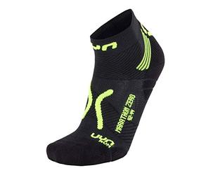 UYN S100072 Run Marathon Zero Socks Men'S Noir/Jaune Fluo 38