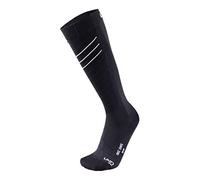 UYN S100121 Ski Race Shape Socks Men's Noir Blanc 38