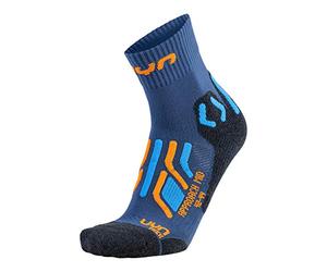 UYN S100198 TREKKING APPROACH MID Socks Men's Bleu/Orange/Gris Mélange 42/44 EU
