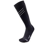 UYN Femme Ski Race Shape Socks, Noir Blanc, 39-40 EU