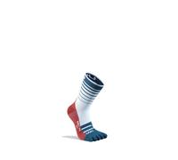 UYN Chaussettes de running Runner's Five Hommes Blanc/Bleu Taille 42-44