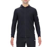 UYN Sweat à Capuche zippé Run Fit en NATEX, Respirant, Slim Fit, Léger et Élastique pour Le Sport et Les Loisirs