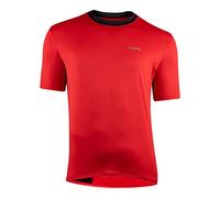 UYN T-Shirt de VTT Activyon - Manches Courtes - Rouge - Taille S