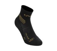 UYN Trail One Grip Chaussettes de running Femmes - noir, vert olive, Taille 41-42