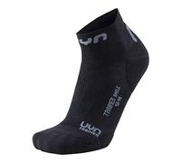 UYN Trainer Ankle Chausssettes Mens, Black/Grey, 39/41