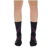 UYN Trekking Explorer Light Socks, Charbon/Violet, 39-40 Women's