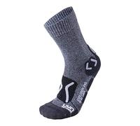 UYN Trekking Outdoor Explorer Mid Socks Femme, Gris chiné/Gris Perle, 35-36