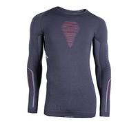 UYN U100007 VISYON UW LG_SL T-Shirt Men's Anthracite/Rouge/Blanc M